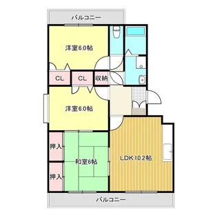 シャルム【3階】の間取り