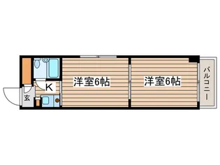 プリンセス栄【8階】の間取り