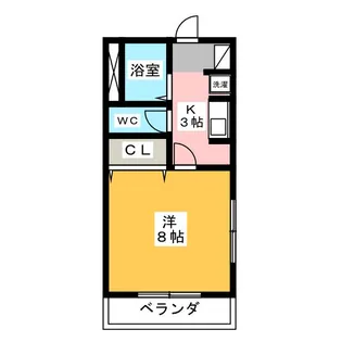 ハウス郷【1階】の間取り