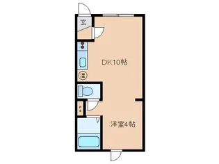 パークサイド貴【4階】の間取り