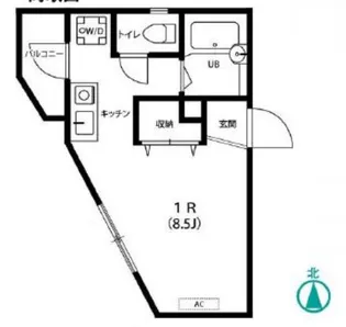 PAO上石神井【2階】の間取り