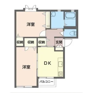 グリーンプラム柴田【1階】の間取り