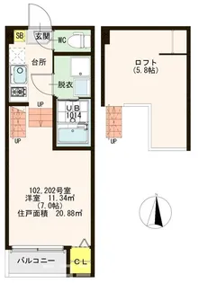 Autumn Forest【1階】の間取り