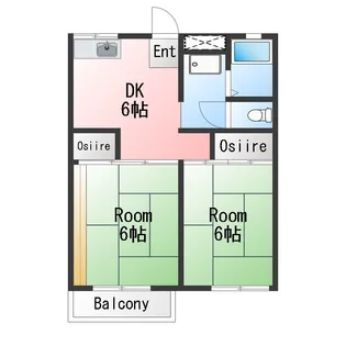コーポ今池【2階】の間取り