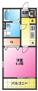 リブリ・オドゥール【1階】の間取り