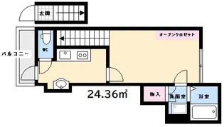 リバーノース大宮【2階】の間取り