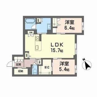 WithPlus天保山公園【1階】の間取り