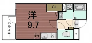 グランデコート大宅NORTH【3階】の間取り