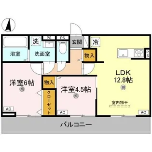 D-Regalo日光S【2階】の間取り