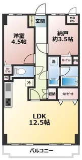 ライオンズマンション川越南台【2階】の間取り