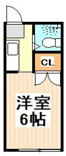 藤の木ハイツ 弊社専任【2階】の間取り