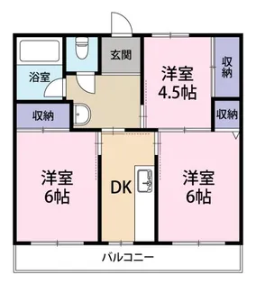 林マンション【2階】の間取り