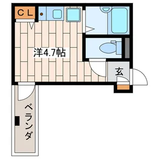ライムランド汐留【4階】の間取り