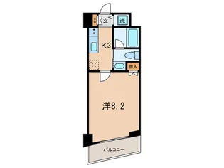 ヘリテイジ品川【3階】の間取り