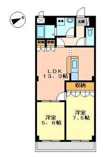 SAKURA【2階】の間取り
