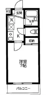 ヴォーヌング美音【2階】の間取り