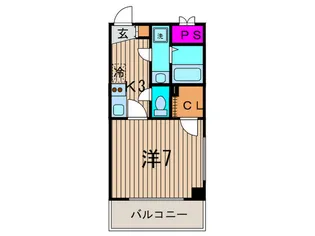 アンプル-ルベトンK【2階】の間取り