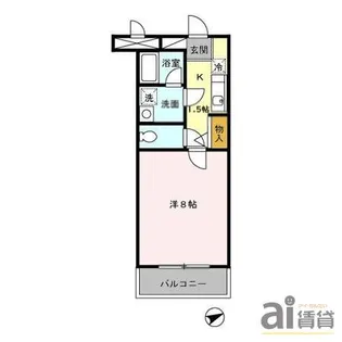 メイプルヒルズ【4階】の間取り