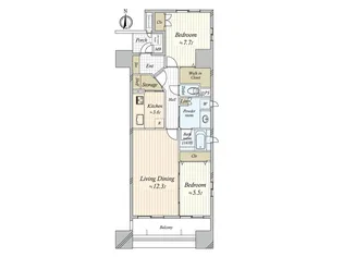 ローレルコート葵ネクステージ【10階】の間取り