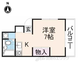 サンレイディアンスokuda【4階】の間取り