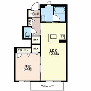 ドリームフォレスト D【1階】の間取り
