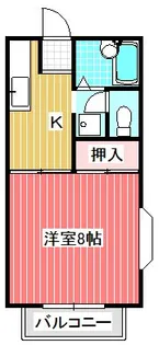 グランデュール喜沢【2階】の間取り
