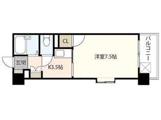 ジャスティヒルト高須【4階】の間取り