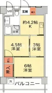 東陽町ハイホーム A棟 A【2階】の間取り