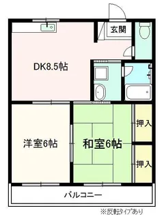 クレールシェソワ【2階】の間取り