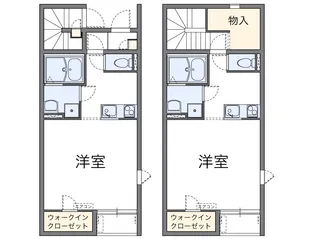 レオネクストファンタジア五香【2階】の間取り