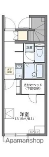 レオネクストグリーンメール富野【1階】の間取り