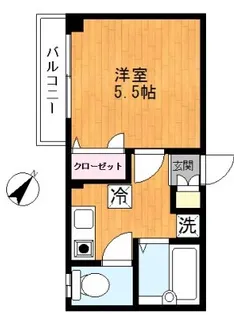 フラットグレース【3階】の間取り