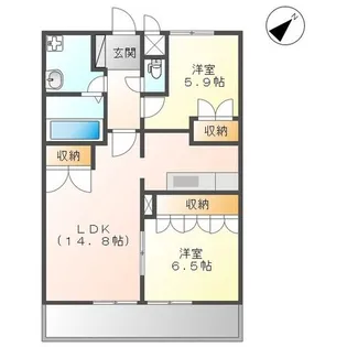 IMAGINE II【2階】の間取り