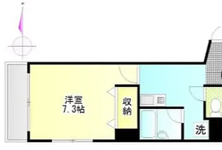 ヴィラ・エンゼル【2階】の間取り
