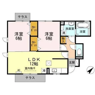 セジュール本郷【1階】の間取り