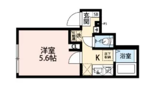 グランクオールMUSAKO【1階】の間取り