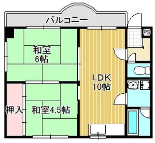 カナイハイツ【3階】の間取り