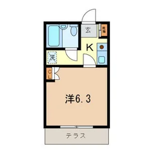 ベルメゾン【1階】の間取り