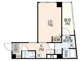 M Terrace住吉【4階】の間取り