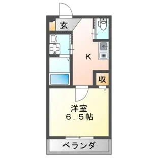 ヒルハイツ高鷲【1階】の間取り