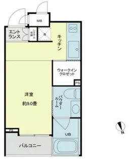 ベルファース新橋【3階】の間取り