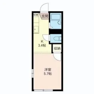 ノール・むらた【1階】の間取り