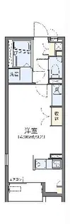 レオネクストガブリエル【1階】の間取り
