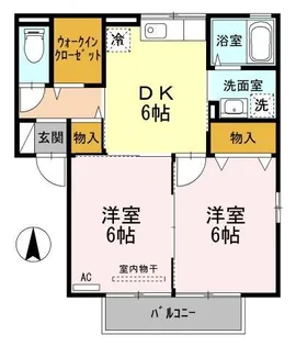 エーケーエム(AKM)【2階】の間取り