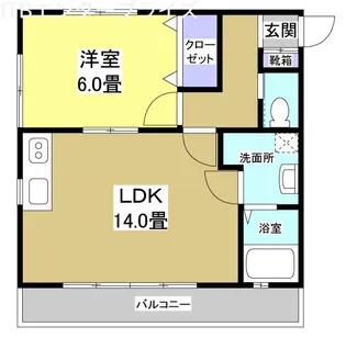 蜆塚ヴィラージュ【2階】の間取り