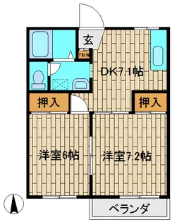 フェニックスK【2階】の間取り