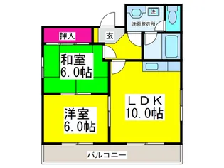 グレースアン【3階】の間取り