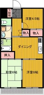 マンション紺屋【2階】の間取り