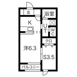 水沢ステーションアベニューE棟【1階】の間取り