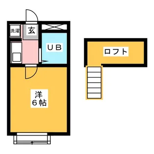 コスモハイツ泉【2階】の間取り